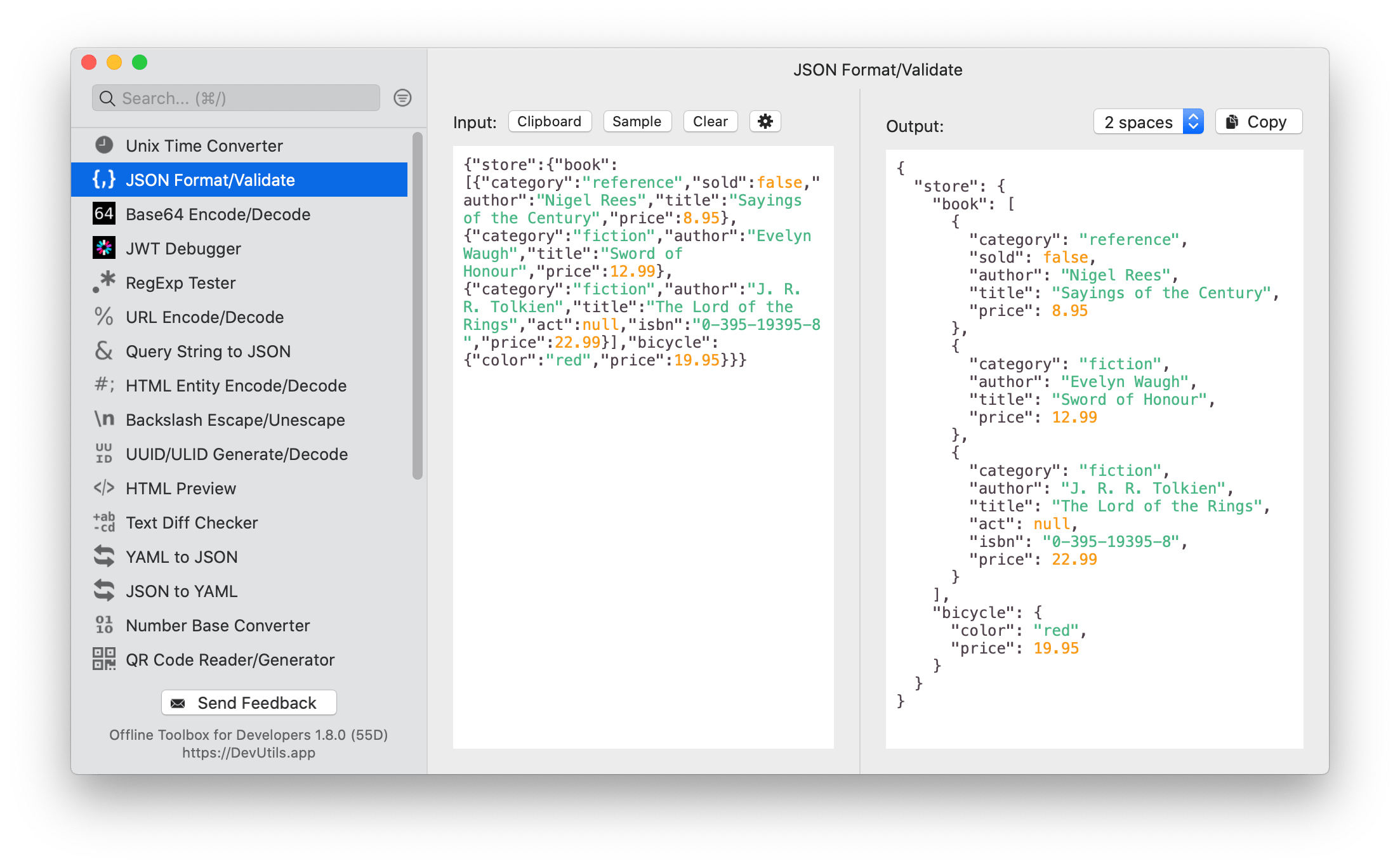 DevUtils.app screenshot